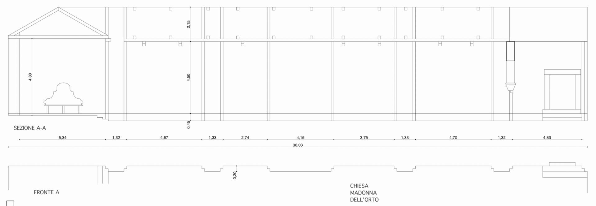 Chiostro della Madonna dell'orto Lo spazio